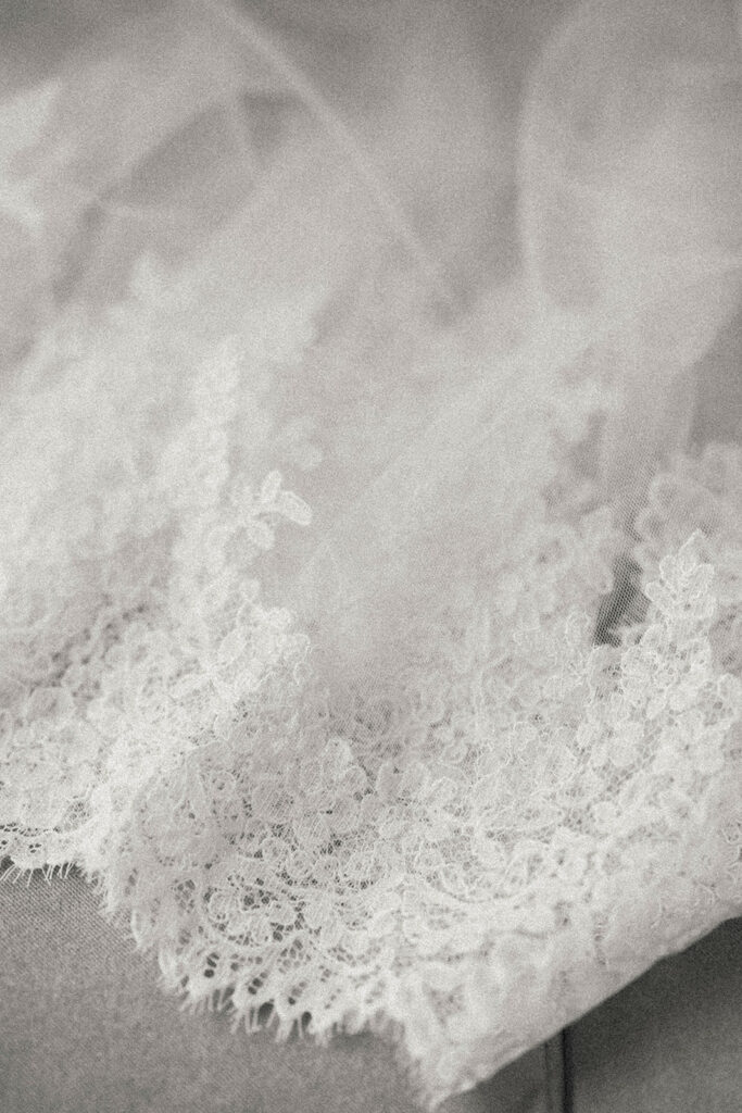 wedding dress detail lace